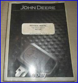 John Deere 70d Excavator Technical Service Shop Repair Manual Book Tm-1408