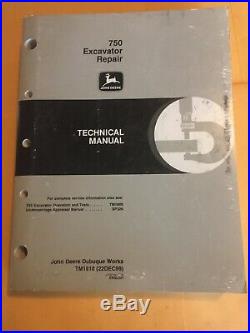 John Deere 750 Excavator Operation & Test Shop Repair Technical Manual Service