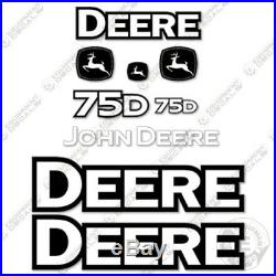 John Deere 75D Mini Excavator Decals Equipment Decals 75-D