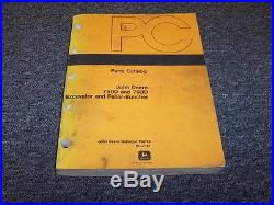 John Deere 790D 793D Excavator & Feller-Buncher Parts Catalog Manual Book PC2167