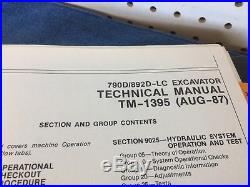 John Deere 790D/892-LC Excavator Technical Manual TM-1395