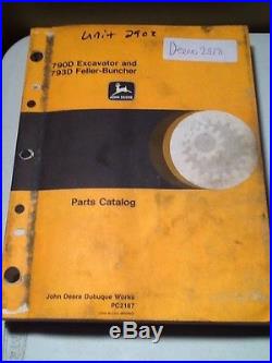 John Deere 790D Excavator and 793D Feller-Buncher Parts Catalog OEM