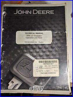 John Deere 790E LC Excavator Operation and Tests Technical Service Manual TM1506
