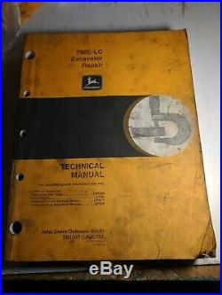 John Deere 790E-LC Excavator Repair Technical Manual Service Book TM1509