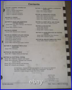 John Deere 790d-lc 892d-lc Excavator Technical Service Shop Repair Manual Book