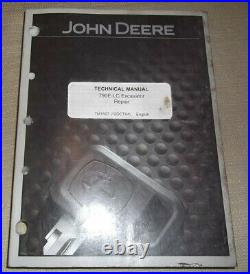 John Deere 790e LC Excavator Technical Service Shop Repair Manual Book Tm1507