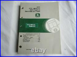 John Deere 8570 8770 8870 8970 Tractor Operation Tests Service Technical Manual