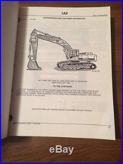 John Deere 992E Lc Excavator Parts Catalog Pc2412 (July 1997)