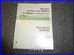 John Deere AMT600 AMT622 AMT626 Vehicle Repair Service Shop Manual Book TM1363