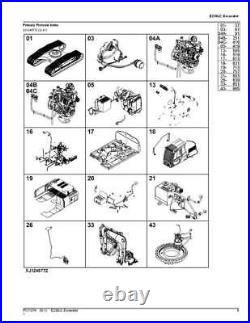 John Deere E230 E230lc Excavator Parts Catalog Manual