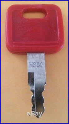 John Deere Excavator Key fits Hitachi, Case Dozer & New Holland # H800
