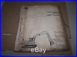 John Deere Jd690 Excavator Parts Manual Fair Condition