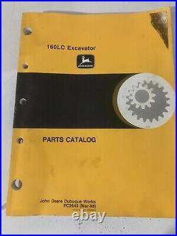 John Deere Model 160LC Excavator Parts Catalog Manual Book Mar 98 PC2643 OEM