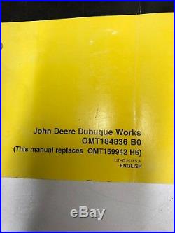 John Deere Model 200LC Excavator Owner Operator's Manual OMT184836 B0