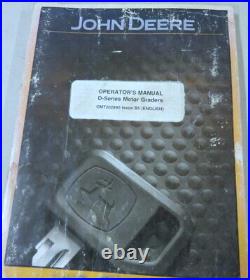 John Deere OMT202890 Issue B5 D-Series Motor Graders Factory Operator's Manual
