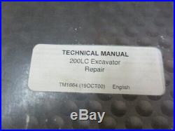 John Deere TM1664 200LC Excavator Factory OEM Service Repair Manual