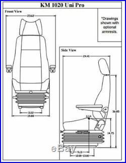 KM 1020 Uni Pro Seat and Suspension Seat Articulated Dump Truck, Excavators, Wh