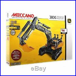 Meccano 380g John Deere Excavator Toy
