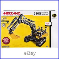 Meccano-Erector John Deere 380G Excavator with Working Hydraulics. Best Price