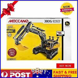 Meccano John Deere 380g Excavator Model Building Kit Stem 725 Piece Age10+