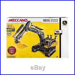 Meccano John Deere 380g Excavator Model Building Kit Stem 725 Piece Age10+ 17308