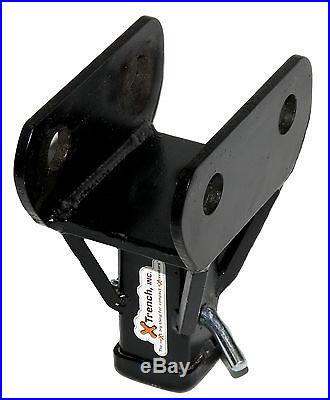 Mini Excavator Trencher Boom Adapter. Pin-On Adapter