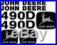New John Deere 490D Excavator Decal Set JD Decals