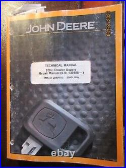 OEM Factory John Deere 850J Crawler Dozer Service Repair TECHNICAL Manual TM1731