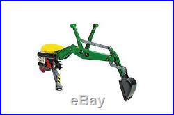 Rolly Toys 40/935/8 Rear Excavator John Deere Green Toy