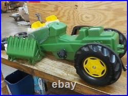 Rolly toys John Deere Pedal Tractor with Working Loader and Backhoe Digger, Yout