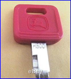 Used John Deere Excavator Key AT194969 H800 Genuine with OEM Logo
